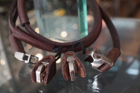 High quality Brown leather camera strap by Deadcameras