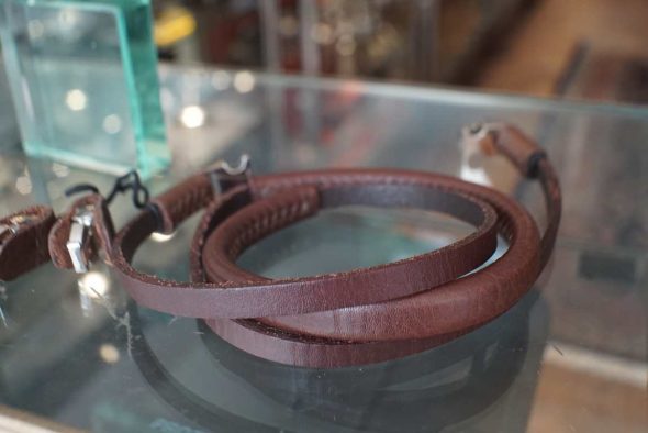 High quality Brown leather camera strap by Deadcameras