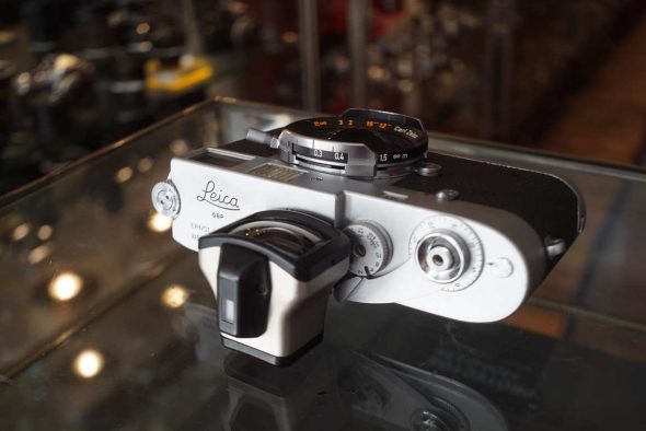 Leica M1 body + M-mount converted Carl Zeiss Hologon 16mm F/8 lens