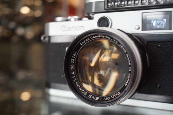 Canon P rangefinder + 50mm F/1.4 lens