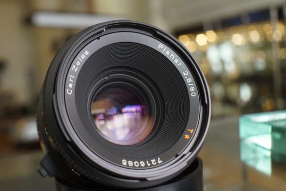 Carl Zeiss Planar 80mm F/2.8 T* FE blue line lens