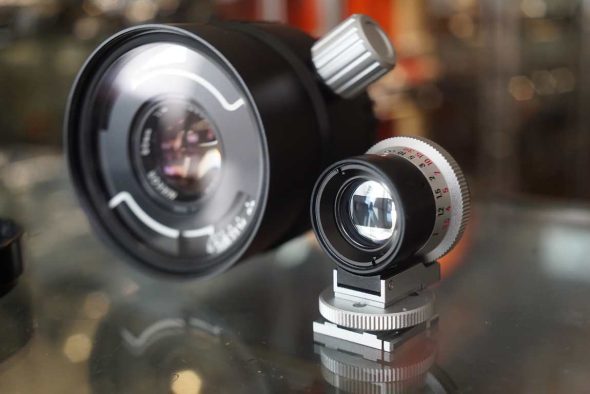 Nikon Nikkor 80mm F/4 lens for Nikonos + Optical viewfinder