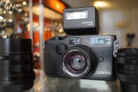 Contax G2, Black Millenium outfit w/ 28/45/90 + TLA200
