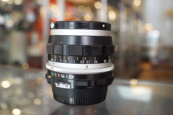 Nikon Nikkor-S 35mm f/2.8 chrome nose, Non-AI
