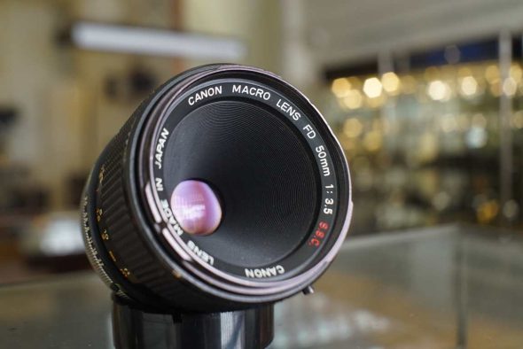 Canon FD 50mm f/3.5 SSC Macro lens