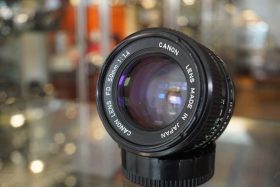 Canon FD 50mm f/1.4 newFD, declicked