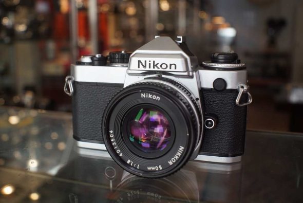 Nikon FE + Nikkor 50mm f/1.8 AIS pancake