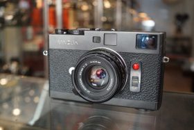 Minolta CLE rangefinder + M-Rokkor 40mm F/2 lens, serviced kit