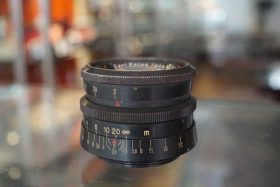 Carl Zeiss Jena Biotar 1:2 / 5.8cm, slim black version, ugly/worn
