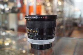 Canon FD 20mm F/2.8 SSC lens