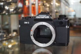 Olympus OM-3 body black, no LCD, OUTLET
