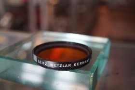 Leica E39 orange contrast filter, black rim