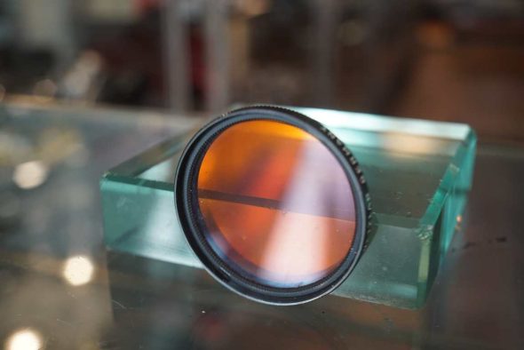 Leica E39 orange contrast filter, black rim