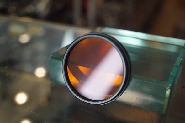 Leica E39 orange contrast filter, black rim