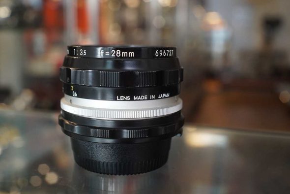 Nikon Nikkor-H 28mm F/3.5 Pre-AI converted to AI
