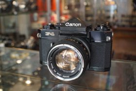 Canon F-1n with FD 50 f/1.4 chrome nose