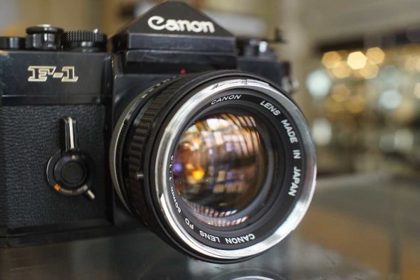 Canon F-1n with FD 50 f/1.4 chrome nose
