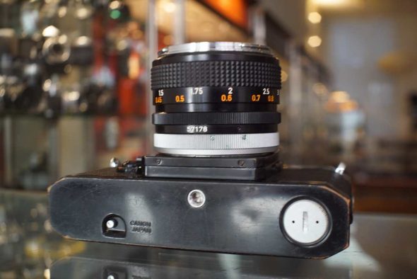 Canon F-1n with FD 50 f/1.4 chrome nose