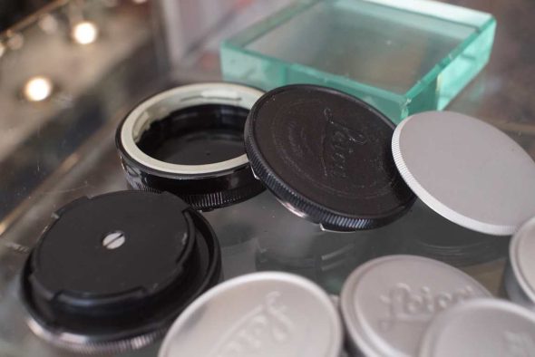 Lot of various original lens and bodycaps for M and LTM