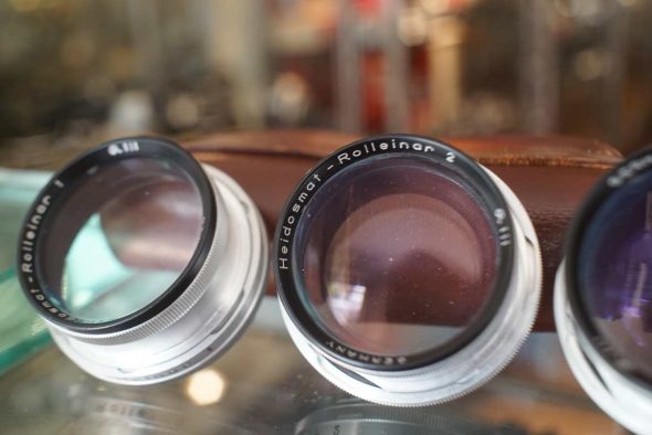 Set of Rolleinar 1-2-3 for Baj. III camera’s (2.8F / GX)
