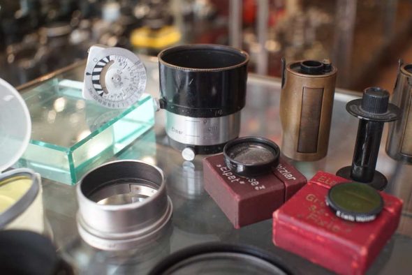Big lot of original Leica Leitz accessories, mixed